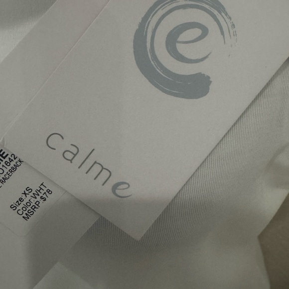 NWT JOHNNY WAS CALME Women's White Sleeveless racer back tank Top - Picture 8 of 10